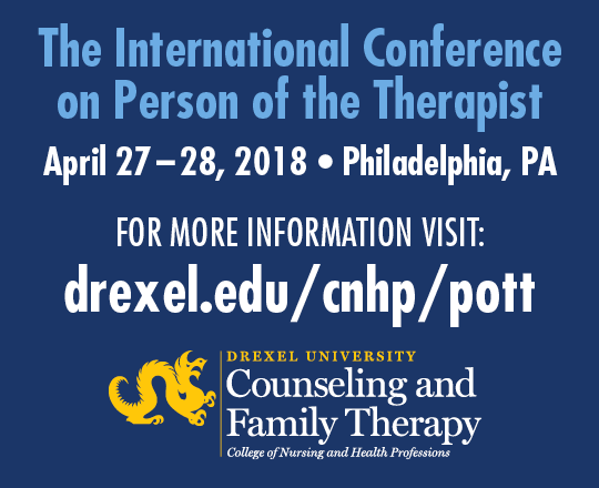 Ad for Person of the Therapist International Conference